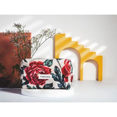 Косметичка Русские сезоны, белый. Varvara-7