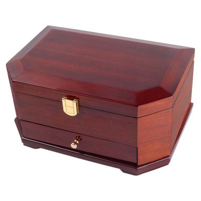 Шкатулка Мария Стюарт, красное дерево-1