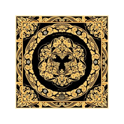 Платок Златоустовская гравюра-0