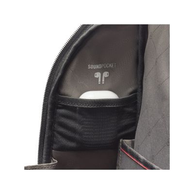 Рюкзак VICTORINOX Architecture Urban 2 Deluxe Backpack 15, серый, полиэстер/кожа, 31x23x46 см, 23 л-11