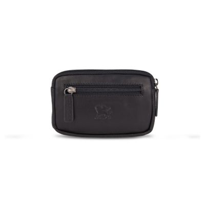 Ключница Mano Don Romeo, с RFID защитой, натуральная кожа в чёрном цвете, 11 х 2 х 7 см-2