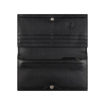 Кошелёк женский BUGATTI Lady Top, чёрный, натуральная воловья кожа, 19,5х2х10 см-2