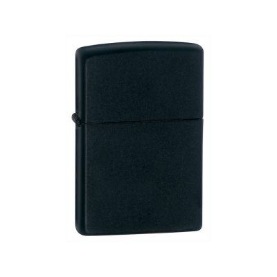 Зажигалка ZIPPO Classic с покрытием Black Matte, латунь/сталь, чёрная, матовая, 38x13x57 мм-0