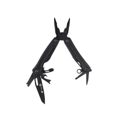 Мультитул Stinger, 100x40 мм, 11 функций, сталь, чёрный, в комплекте нейлоновый чехол-0