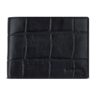 Портмоне BUGATTI Nevio, чёрный, воловья кожа/козья кожа/полиэстер, 12,5х2,5х9,3 см-1