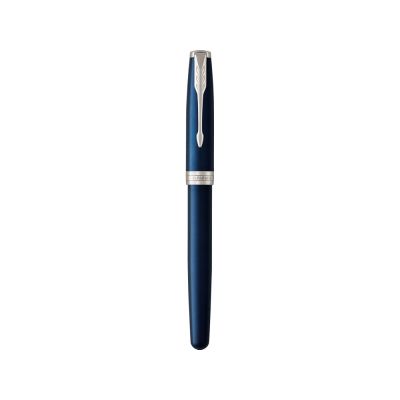 Ручка-роллер Parker Sonnet Blue Subtle CT, стержень: F, цвет чернил: black, в подарочной упаковке-2