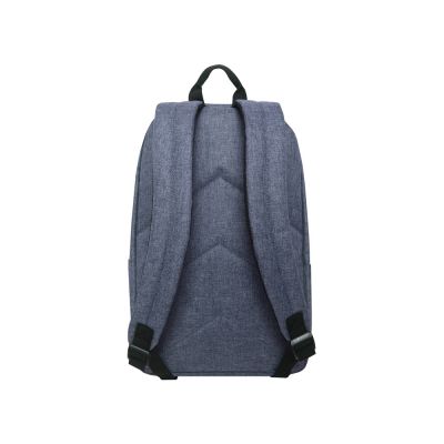 Рюкзак TORBER GRAFFI, серый с карманом черного цвета, полиэстер меланж, 42 х 29 x 19 см-3