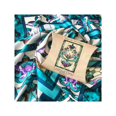 Платок Каменный Цветок-7