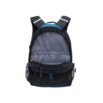 Рюкзак TORBER ROCKIT с отделением для ноутбука 15.6, чёрный/синий, нейлон, 32 х 14 х 50 см, 22л-4