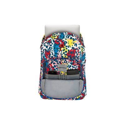 Рюкзак Crango WENGER 16'', цветной с леопардовым принтом, полиэстер, 31x17x46 см, 24 л-3
