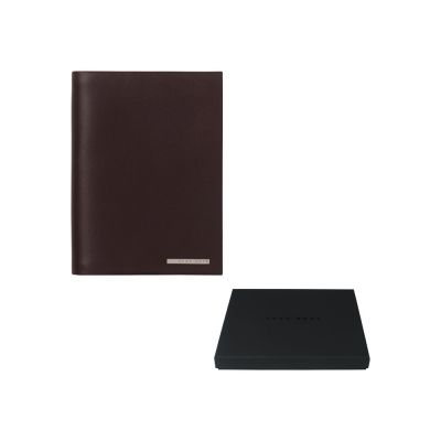 Обложка для блокнота А7 Essential. Hugo Boss, бургунди-4