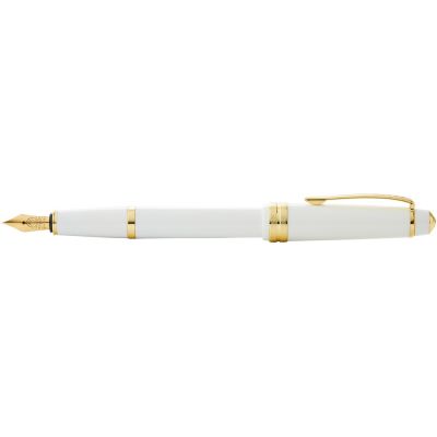 Перьевая ручка Cross Bailey Light Polished White Resin and Gold Tone, перо F-2