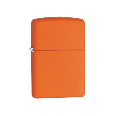 Зажигалка ZIPPO Classic с покрытием Orange Matte, латунь/сталь, оранжевая, матовая, 38x13x57 мм-0