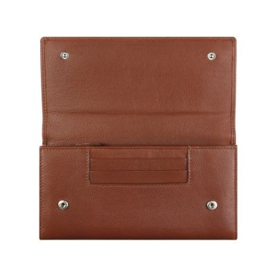 Кошелёк женский BUGATTI Lady Top, коньячный, натуральная воловья кожа, 20х2,5х10,5 см-2