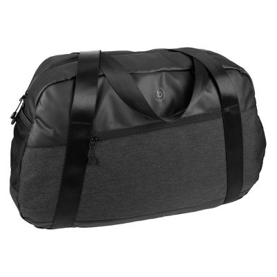 Сумка спортивная BUGATTI Universum 15'', графитовая, полиэстер меланж/тарпаулин, 54х14х33 см, 24 л-0