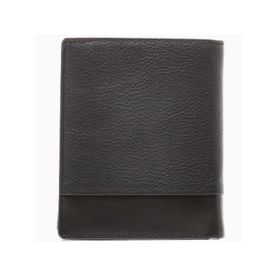 Портмоне BUGATTI Atlanta, чёрное, натуральная воловья кожа, 10,5х2х12,5 см-8