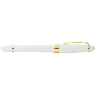 Перьевая ручка Cross Bailey Light Polished White Resin and Gold Tone, перо F-4