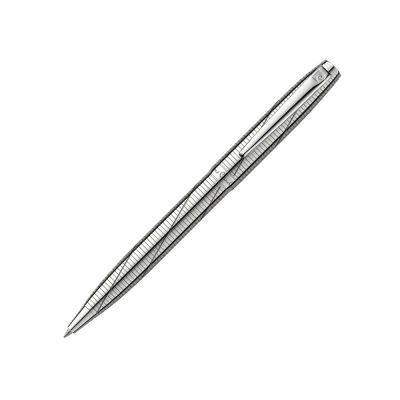 Ручка шариковая Pierre Cardin LEO 750. Цвет — серебристый. Упаковка Е-2.-0