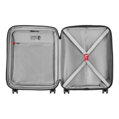 Чемодан WENGER Prymo, чёрный, средний, 45х65х26 см, 59 л, ABS+PC-5