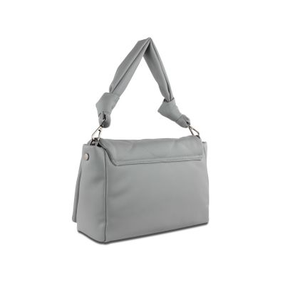 Сумка наплечная женская BUGATTI Cara, серая, полиуретан, 31х7,5х20 см, 4 л-5