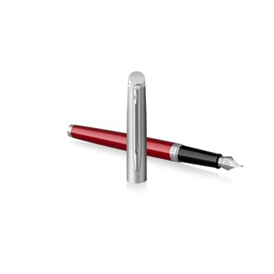 Перьевая ручка Waterman Hemisphere Entry Point Stainless Steel with Red Lacquer в подарочной упаковке-2