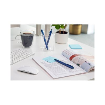 Ручка роллер Parker IM Monochrome Blue, стержень:F, цвет чернил: black, в подарочной упаковке.-7