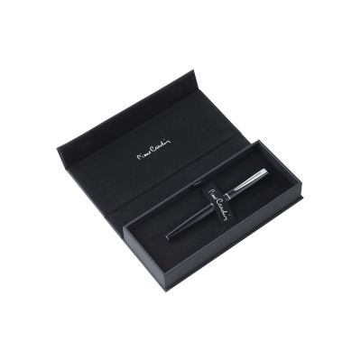 Ручка перьевая Pierre Cardin LIBRA с колпачком, черный/серебро-7