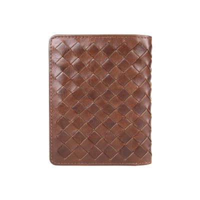 Портмоне для кредитных карт Mano Don Luca, натуральная кожа в коньячном цвете, 8,5 х 11 см-1
