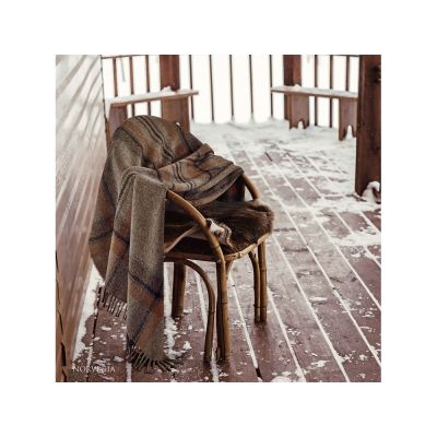 Плед MARZOTTO NORVEGIA 1090, коричневый-3