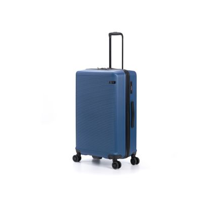 Чемодан TORBER Lama, чёрный, ABS-пластик, 49 х 29,5 х 77 см, 92 л-0