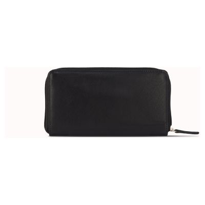 Кошелек Mano Don Leonardo, с RFID защитой, натуральная кожа в черном цвете, 19 х 2 х 10,5 см-4