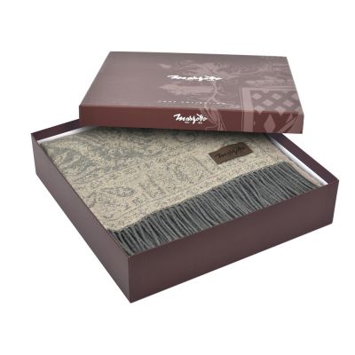 Плед MARZOTTO MAGNOLIA 1000, коричневый-3