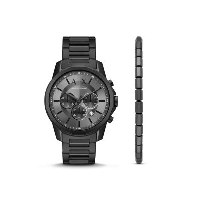 Подарочный набор: часы наручные мужские с браслетом. Armani Exchange-0