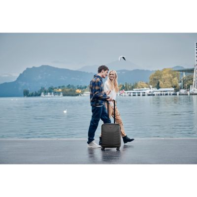 Чемодан WENGER Pegasus, черный, поликарбонат+АБС-пластик, средний, 46х66х26 см, 66 л. (Р)-8