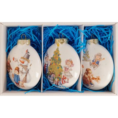 Набор новогодних игрушек, 3 шт-3