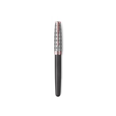 Перьевая ручка Parker Sonnet Premium  GREY GT, перо 18K, перо: F, цвет чернил black, в подарочной упаковке-2