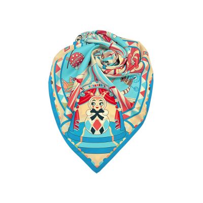 Платок Русская неваляшка. Праздник-1