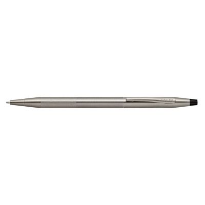 Шариковая ручка Cross Classic Century Titanium Grey Micro Knurl, серебристый-2
