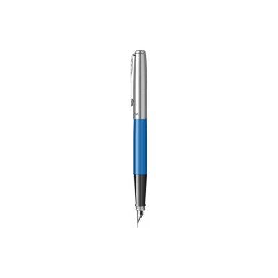 Ручка перьевая Parker Jotter Originals Blue Chrom CT, перо: F, цвет чернил: blue, в подарочной упаковке-1