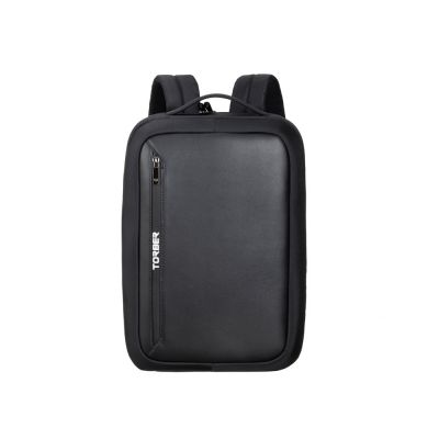 Рюкзак TORBER VOYAGE с отделением для ноутбука 15,6'', черный, нейлон/микрофибра, 30x12x42 см, 14л-0