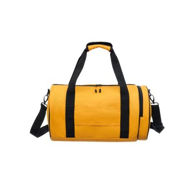 Сумка спортивная TORBER MOBI, желтая, полиэстер 900D с PU покрытием, 45 х 25 х 25 см-5