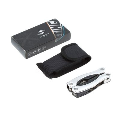 Мультитул Stinger, 100x50 мм, 15 функций, сталь/алюминий/пластик, серебристый, в нейлоновом чехле-4