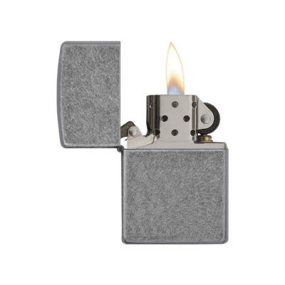 Зажигалка ZIPPO Classic с покрытием ™Plate, латунь/сталь, серебристая, матовая, 38x13x57 мм-1