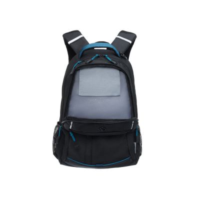 Рюкзак TORBER ROCKIT с отделением для ноутбука 15.6, чёрный/синий, нейлон, 32 х 14 х 50 см, 22л-5