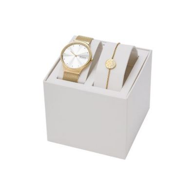 Подарочный набор: часы наручные женские, браслет. Skagen-0