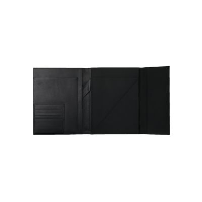 Папка для участника конференции формата А5 Caption Contrast Black. Hugo Boss, черный-5