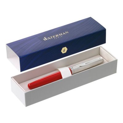 Ручка роллер Waterman  Embleme цвет RED CT, цвет чернил: черный-3