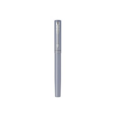 Перьевая ручка Parker Vector XL Silver Blue CT, цвет чернил blue, перо: F/M, в подарочной упаковке.-3
