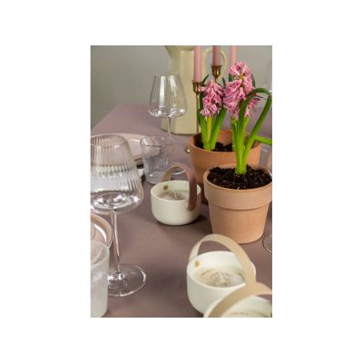 Свеча Valerie Concept с крышкой CNDL 5 BG, белый/бежевый-4