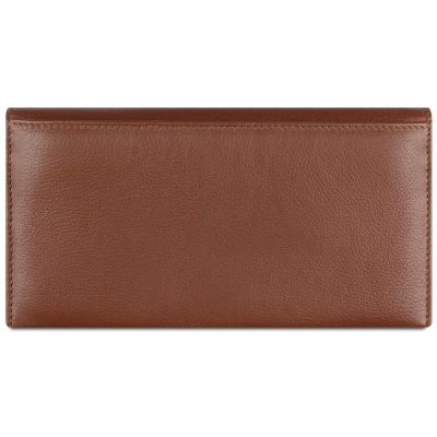 Кошелёк женский BUGATTI Lady Top, коньячный, натуральная воловья кожа, 19,5х2х10 см-4